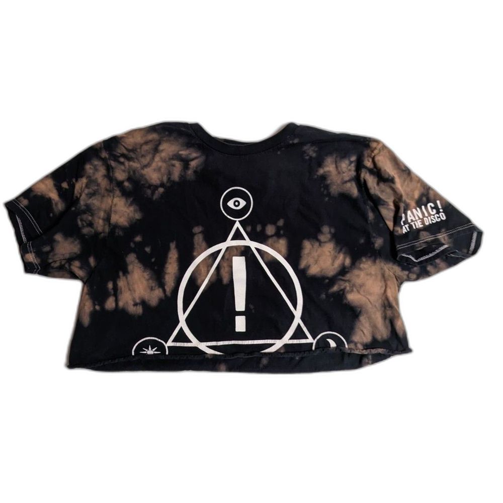 Panic at the Disco Crop Top T-shirt. Men's Large